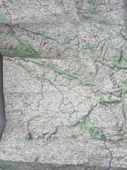 Carte Touristique Routière IGN France 17 Laval Argentan 1982 Edition 4