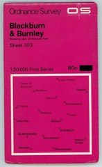 3 OS Landranger Maps 103 108 110 Blackburn Burnley Liverpool Sheffield Huddersfl