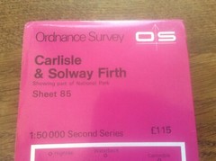 Carlisle & Solway Firth National Park OS Landranger GB Map 1:50000 First Series