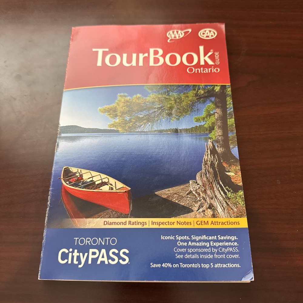 Ontario Canada Tour Book Guide Atlas Maps Events Hotels Motels May 2018