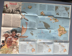 The Making of America, Hawaii, National Geographic, Map & Poster, 1983