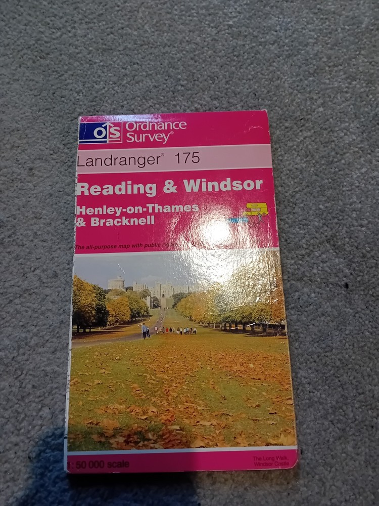 Reading and Windsor, Henley-on-Thames an… by Ordnance Survey Sheet map, folded