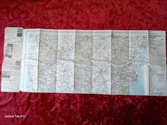 Vintage OS Landranger Map Saxmundham Aldeburgh Suffolk Sheet 156 1990s Series