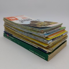 Bundle X 14 Road Maps and Tourist Guides France – mostly Michelin Yellow Series