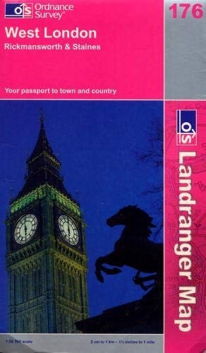 West London, Rickmansworth and Staines: … by Ordnance Survey Sheet map, folded