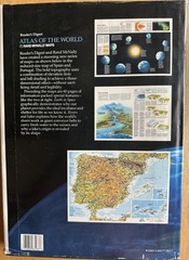 Reader’s Digest Atlas of the World Rand McNally Maps HB DJ 1987
