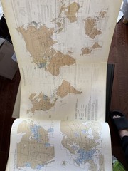 Vintage Britannica Atlas, Copyright 1969, Hardcover NICE!