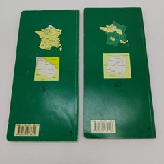 Bundle X 14 Road Maps and Tourist Guides France – mostly Michelin Yellow Series