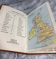 Vintage Johnstons Handy Road Atlas Of Great Britain & Northern Ireland