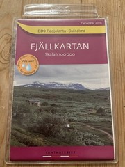 Sweden BD9: Padjelanta/sulitelma Mountain Map hiking trekking walking