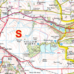 Greater Sheffield Postcode Sectors, Map of Greater Sheffield Postcodes (C8)