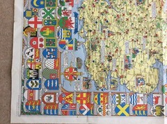 Retro Shell Historical Map Of England & Wales – 1971