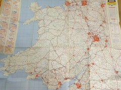 Job Lot 14 Maps Barnett’s, Dunlop Width of Road series, Geographia cloth & paper