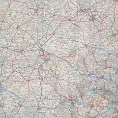 AA 5-Mile Motorists’ Map Series 2. South East & East Midlands (2nd Edition 1981)