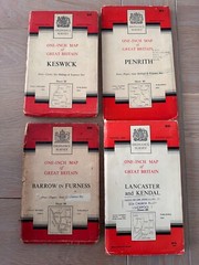 Ordnance Survey Seventh Edition One-Inch Lake District Map Bundle
