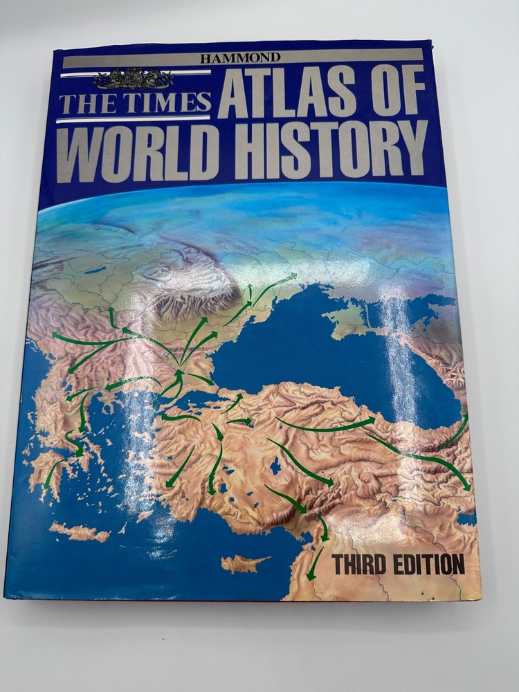 Times Atlas of World History 3rd Ed Illustrated History Atlas Hammond HC