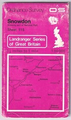 ORDNANCE SURVEY LANDRANGER MAP: SNOWDON