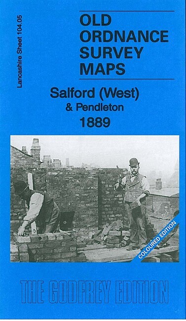Salford (West) 1889 (Coloured Edition), 1916 or 1931 Lancashire Sheet 104.05