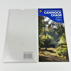 Cannock Chase – Harvey Maps – 1:25000 Scale in Plastic Wallet VGC