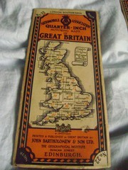 5 Bartholomew’s AA Automobile Association Quarter Inch Maps of Great Britain
