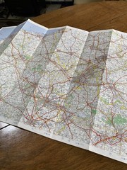 Michelin Road Map No.51 Calais Lille Bruxelles 1/200000