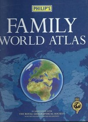 Philip’s Family World Atlas by Royal Geographical Society, The Hardback Book The