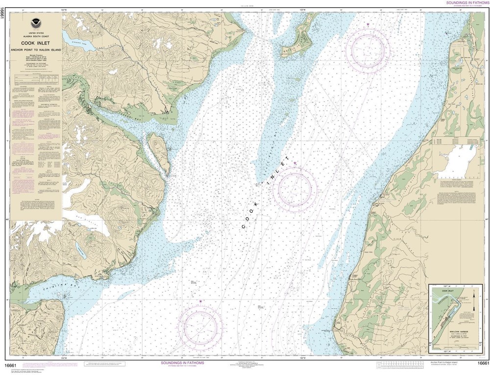 Cook Inlet-Anchor Point to Kalgin Island;Ninilchik Harbor | NOAA 16661