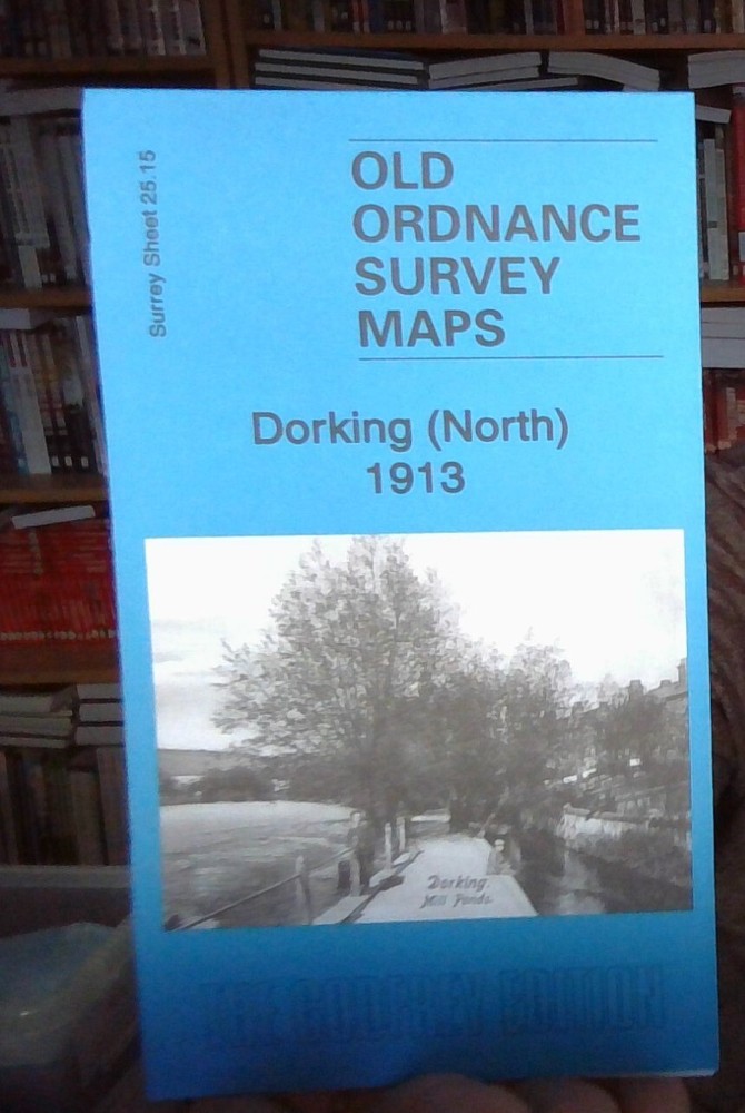 MAP OF Dorking (North) 1913 Surrey Sheet 25.15 by Tony Painter NEW 9781787217201