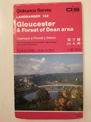 OS 1:50,000 Landranger Sheet 162 Gloucester and Forest of Dean area, 1990