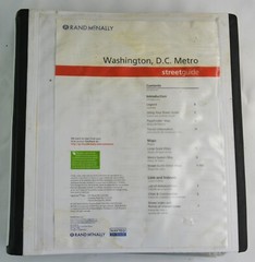 (Customized) Rand McNally 2009 Road Street Guide Map Washington DC Arlington VA