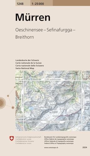 MURREN (Landeskarte Der Schweiz) Sheet map, folded Book The Fast Free Shipping