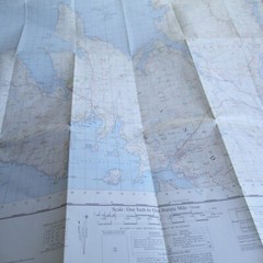 Vintage OS Map Sheet 24 North Skye One Inch 1957 (Mapping 1950s 1960s)