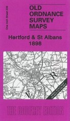 MAP OF Hertford & St Albans 1898 One Inch Sheet 239 by Barrie Trinder NEW
