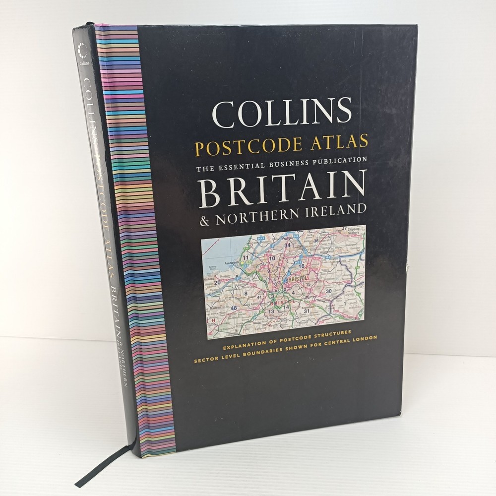 Collins Postcode Atlas Britain & Northern Ireland Maps Conversion Table 2009 Boo