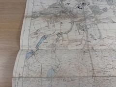 Ordnance Survey Sheet NT 26 NW Midlothian 1958 6″ Map Edinburgh Pentland Hill