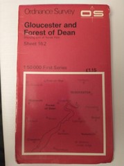 OS 1:50,000 Landranger Sheet 162 Gloucester and Forest of Dean, 1974