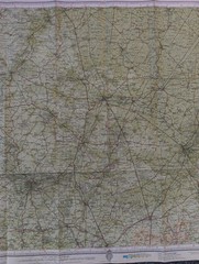 Bartholomews 20 Cambridge Revised “Half Inch” Contoured Maps Paper 1950’s