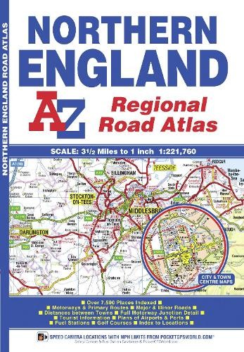 Northern England Regional A-Z Ro… by Geographers’ A-Z Map Paperback / softback