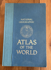 National Geographic Atlas of the World 1981 Hardcover Oversized Atlas Fifth Ed