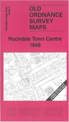 Rochdale Town Centre 1849 Rochdale Large Scale Sheet 8 by Alan Godfrey