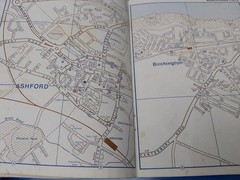 KENT Town centre maps Estate Publications 3rd revision vintage 1970 or late 60’s