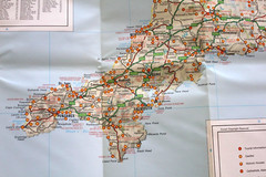 GEOGRAPHIA TOURING MAP, The West Country & South Wales, 1989