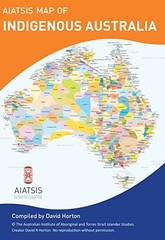 AIATSIS Map of Indigenous Australia — Folded by David Horton Sheet map Book The