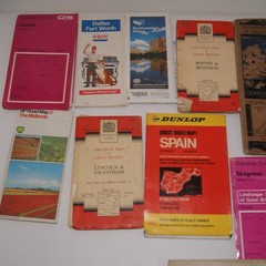 Vintage Maps France / Italy / UK – OS / Dunlop / A to Z