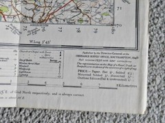 OKEHAMPTON ORDNANCE SURVEY ONE INCH MAP OF ENGLAND & WALES 1946 SHEET 175 N650