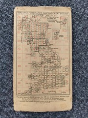 1947 Ordnance Survey Popular Edition One Inch Map 25 Raasay And Applecross