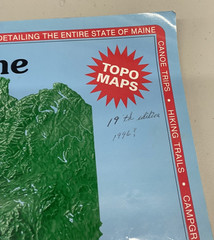 Lot Of 3 DeLorme Maine Atlas & Gazetteer 1991, 1996, & 2011 USED FREE SHIPPING