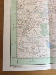 1985 Ordnance Survey Pathfinder Map SE 27/37 Ripon (incl Dishforth & Wath )