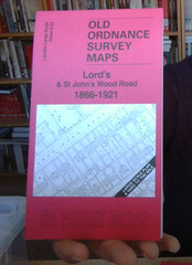 MAP OF LORD’S & ST JOHN’S WOOD ROAD 1866-1921 LONDON LARGE SCALE SHEET 6.40
