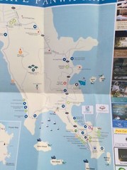 Vintage Travel Guide with Map – Cape Panwa – Phuket – Thailand – 1/3/13